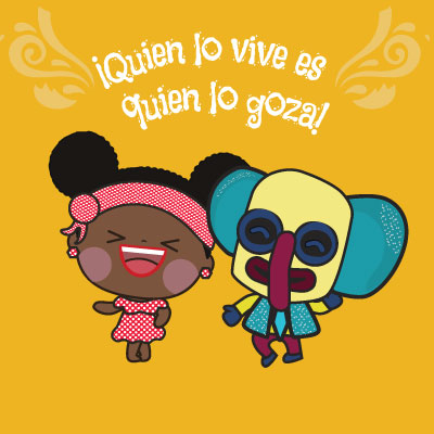 La vida es un carnaval y quien la vive es quien la goza!