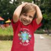Mi planeta, mi futuro from Amigo Bilingue. My planet, my future bilingual youth short sleeve Tshirt.