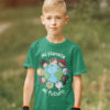 Mi planeta, mi futuro from Amigo Bilingue. My planet, my future bilingual youth short sleeve Tshirt. - Image 3