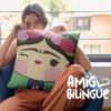 Frida Kahlo decorative throw pillow, decorative cushion. Viva la vida! Cover and Insert.