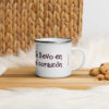 Te llevo en el corazon - Enamel Mug - Image 3
